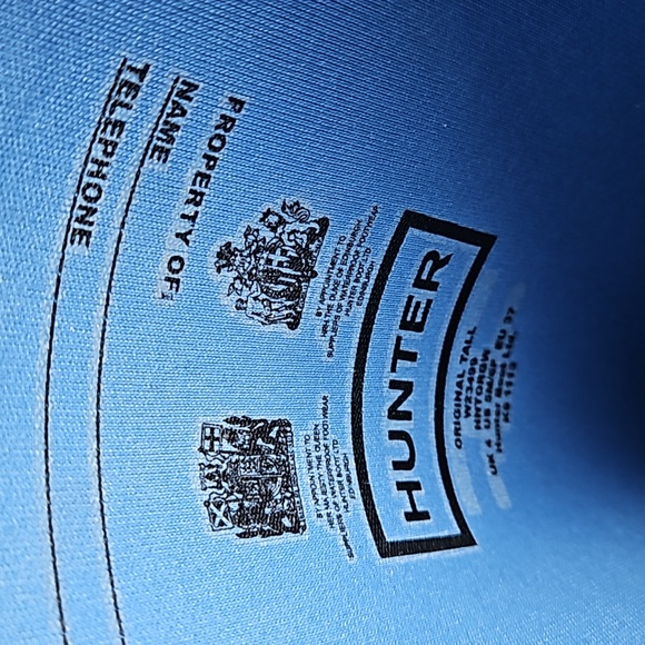 HUNTER: baby blue original tall rain boots - Picture 6 of 7